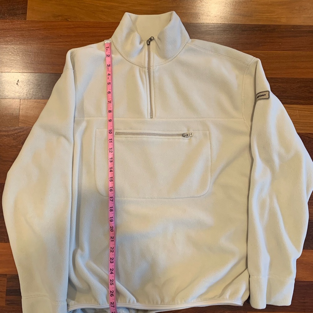 Ralph Lauren Cream Zip-Up Sweater